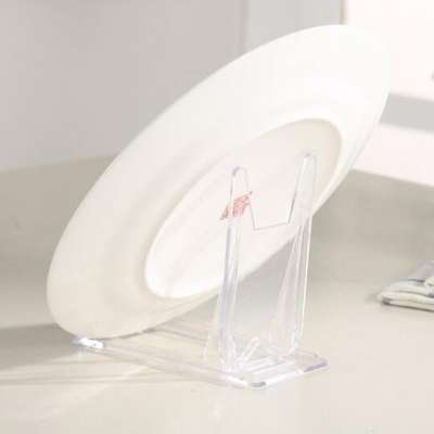 Two Part Adjustable Clear Acrylic Plastic Display Stand Easel