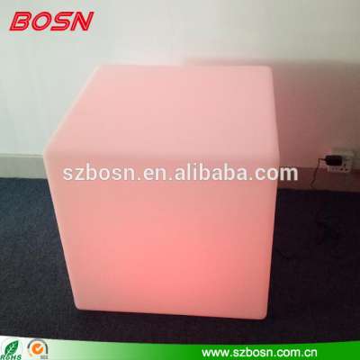 Rechargeable Color Changing LED Cube RGB Stool