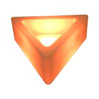 triangle Plastic  led illuminated ice bucket