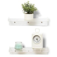 Clear Acrylic Shelves Floating Storage Organizer Pop Wall Bookshelf